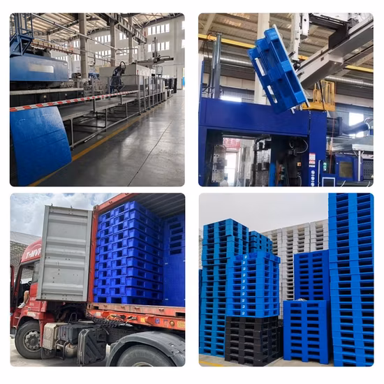 1200X1000 ヘビーデューティ片面標準ラックマウント可能 HDPE プラスチックパレット