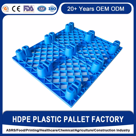軽量 HDPE 標準耐久性ネスタブル プラスチック パレットの中国での価格